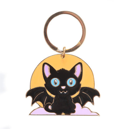 In My Witch Era Cat Enamel Keyring