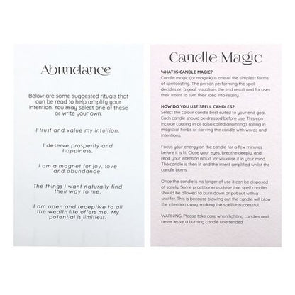 Pack of 12 Abundance Spell Candles