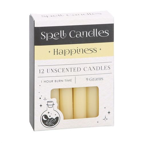 Pack of 12 Happiness Spell Candles