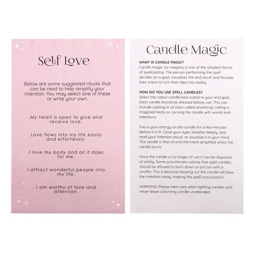 Pack of 12 Self Love Spell Candles